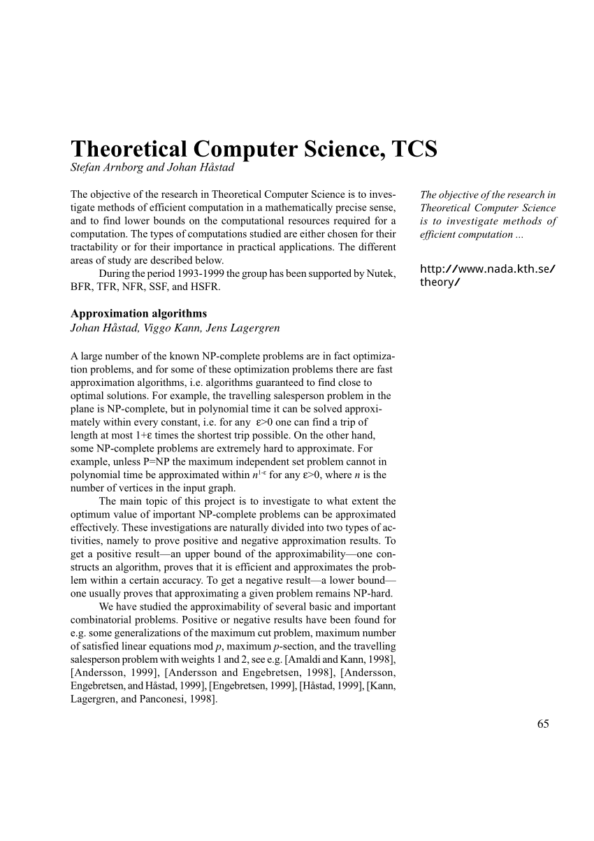 thesis computer science pdf