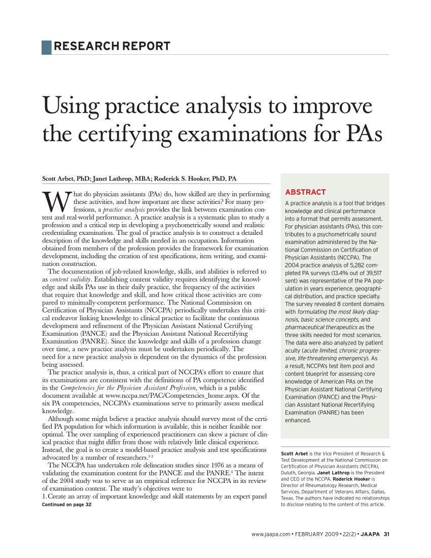 Test PAS-C01 Answers