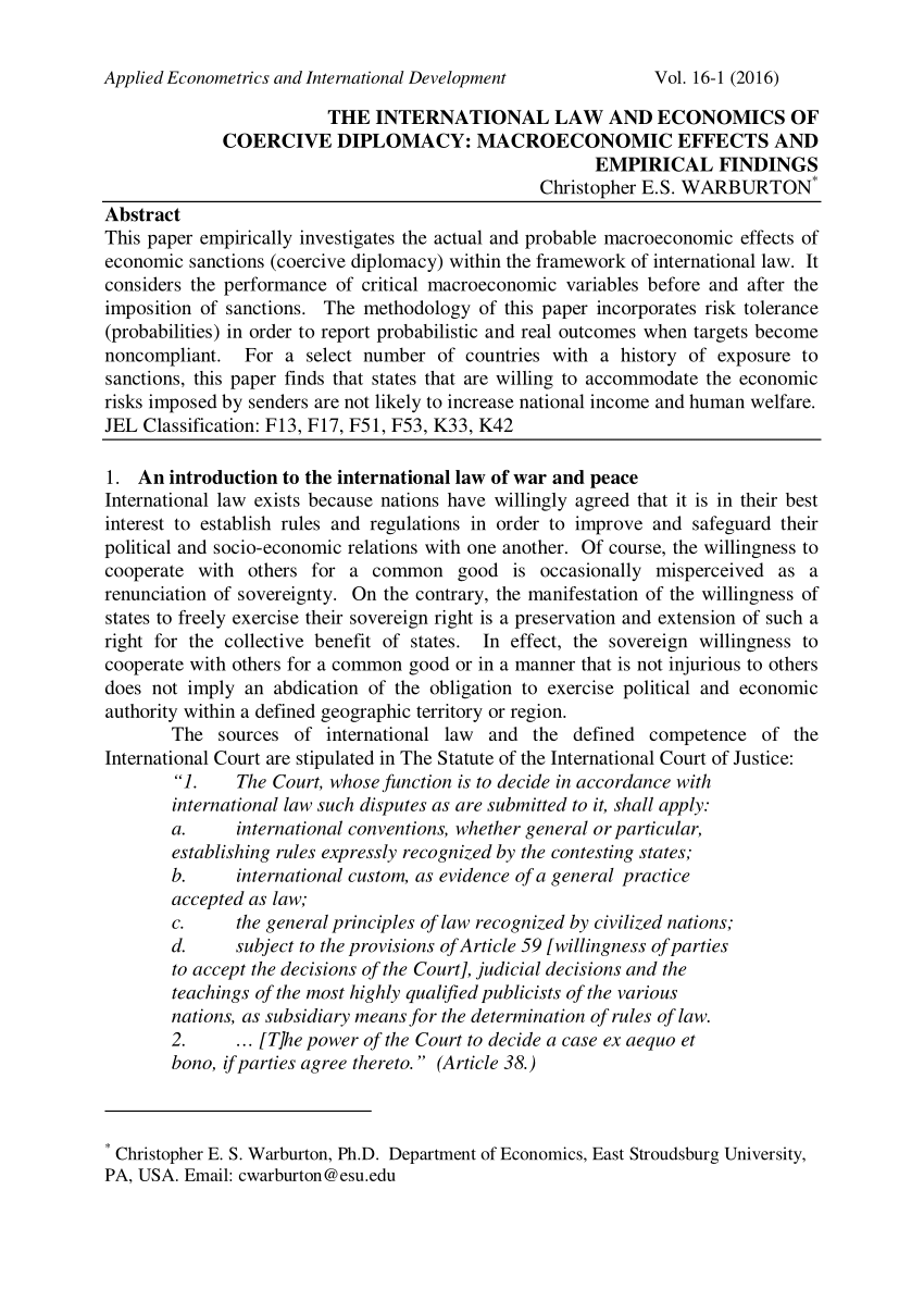 international trade law research paper pdf