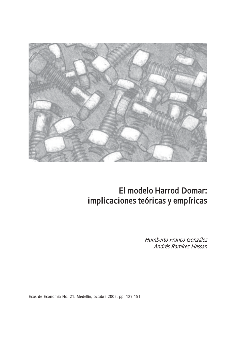 PDF) El modelo Harrod-Domar: implicaciones teóricas y empíricas