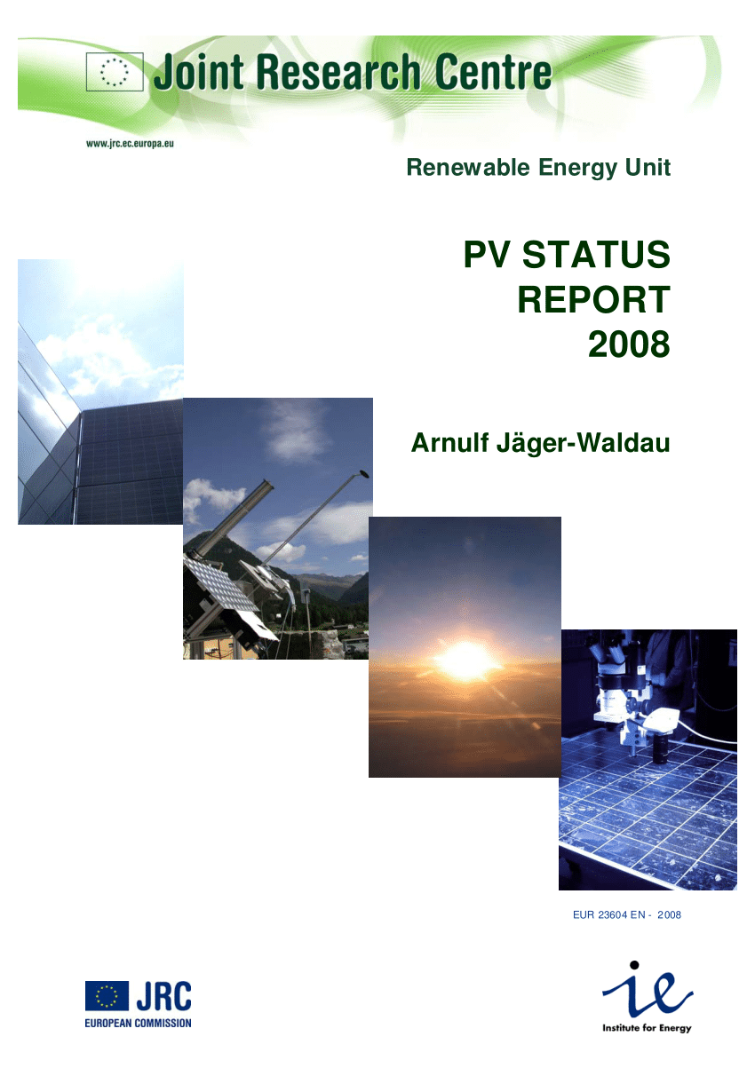 PDF) PV Status Report 2008