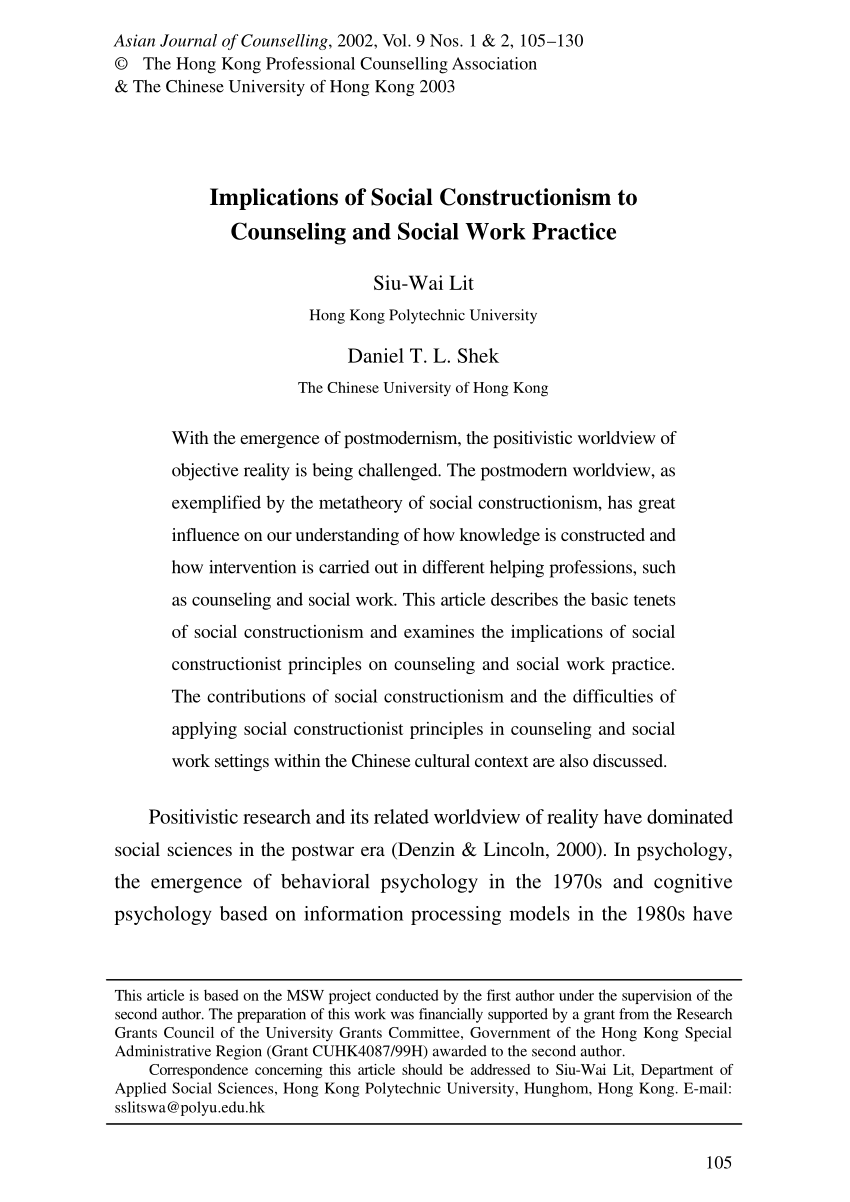 social construction dissertations