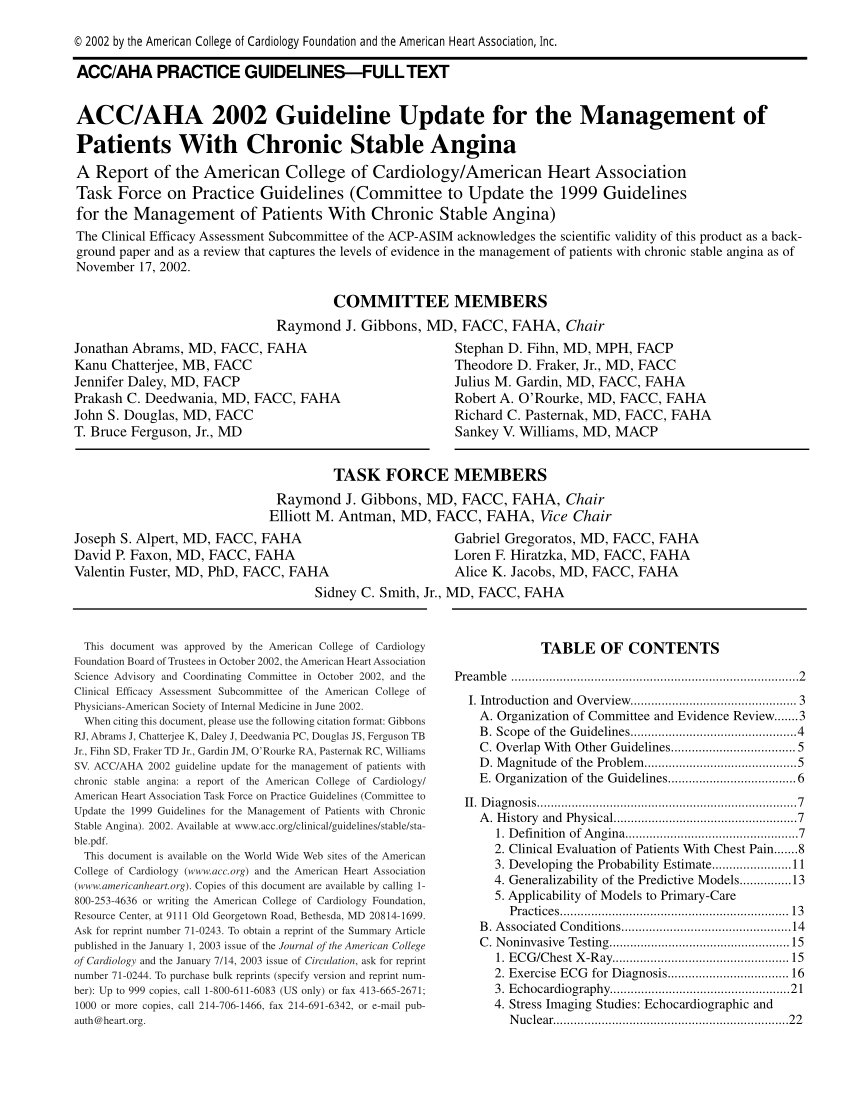 PDF) ACC/AHA 2002 Guideline Update for the Management of Patients 