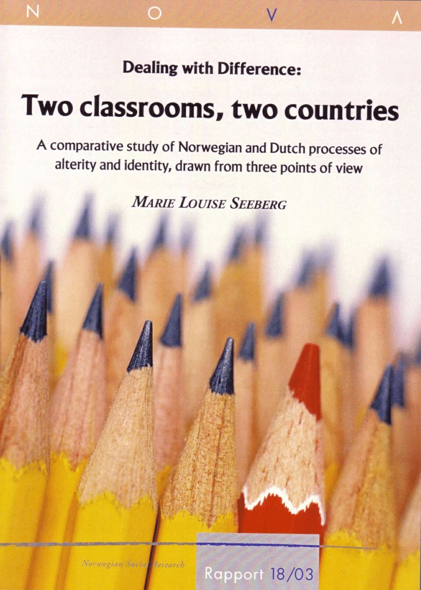 PDF) Dealing with Difference: Two classrooms, two countries A comparative study of Norwegian and Dutch processes of alterity and identity, drawn from points of view