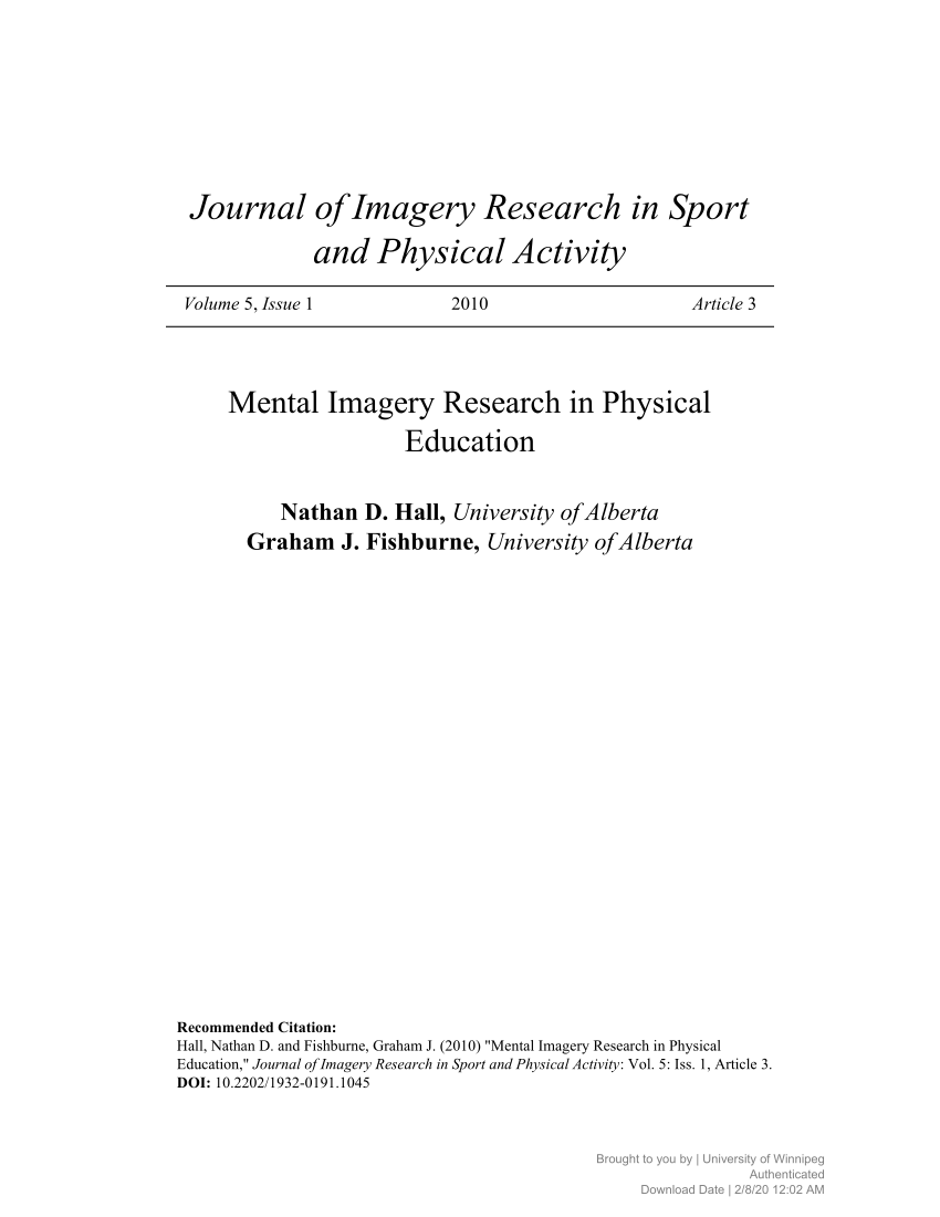 research on physical education pdf