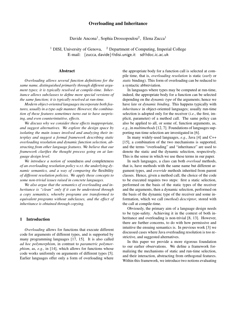 Constructor Overloading in Java, PDF, Inheritance (Object Oriented  Programming)