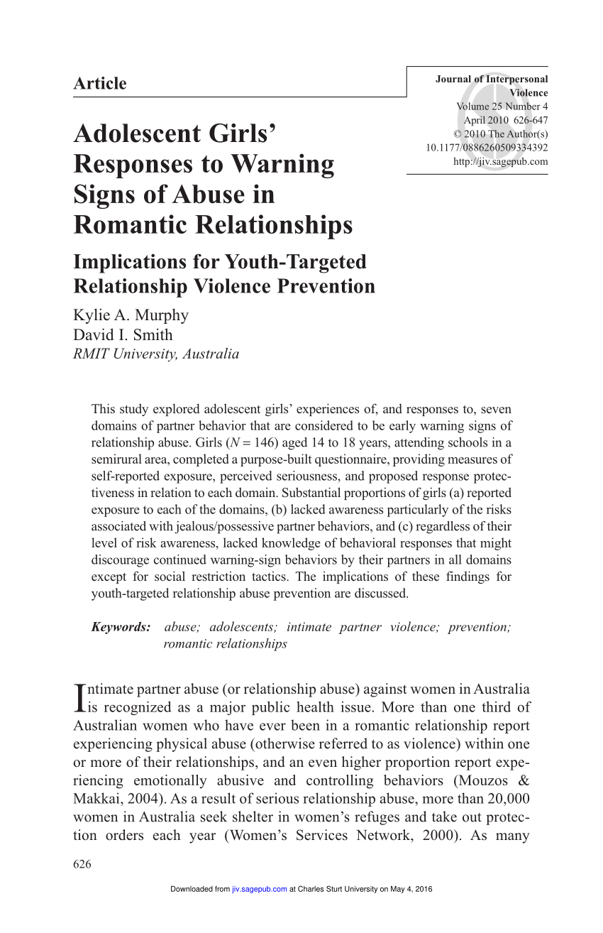 Abusive warning an signs relationship of 64 Signs