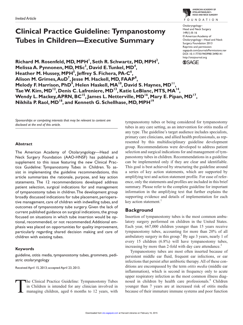 clinical practice guidelines research articles