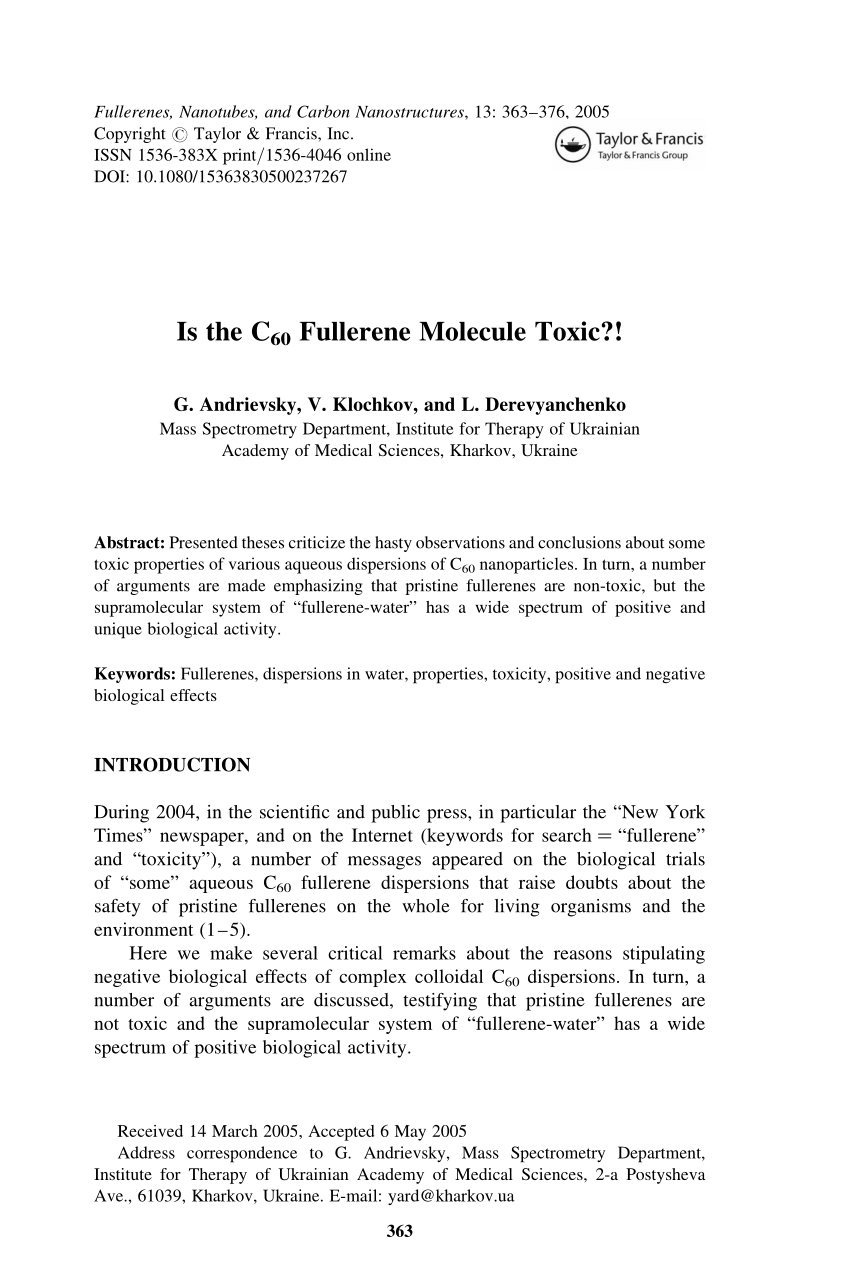 buckminsterfullerene facts