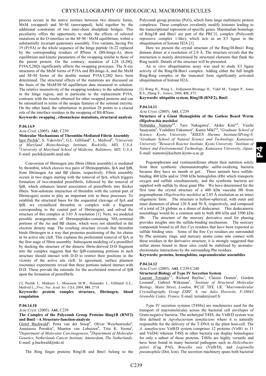 Pdf Molecular Mechanisms Of Thrombin Mediated Fibrin Assembly