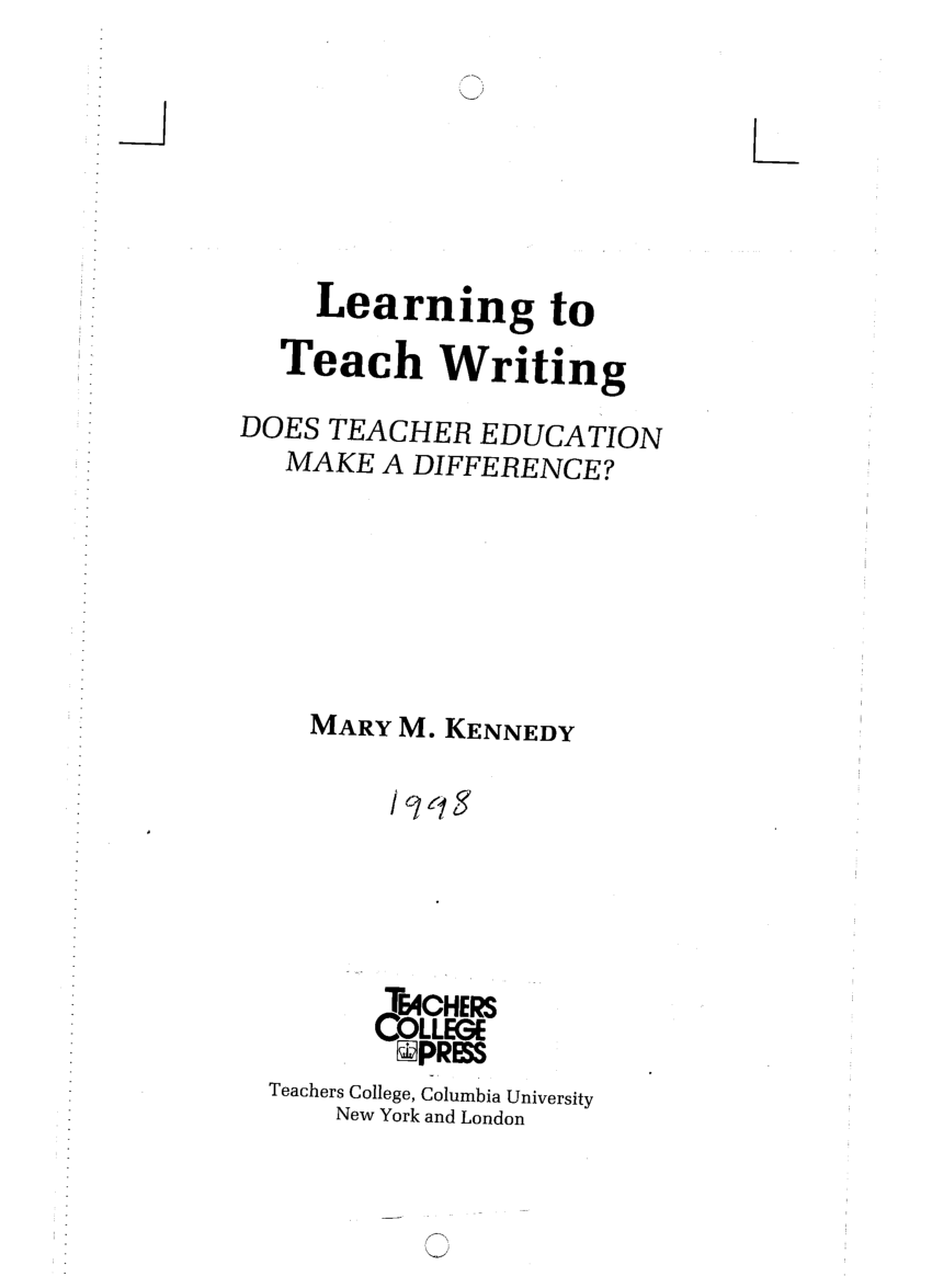 pdf-learning-to-teach-writing-does-teacher-education-make-a-difference