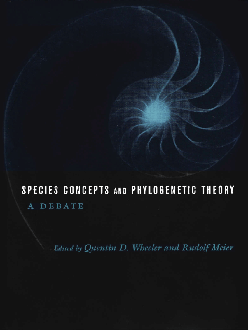 PDF) Species Concepts and Phylogenetic Theory