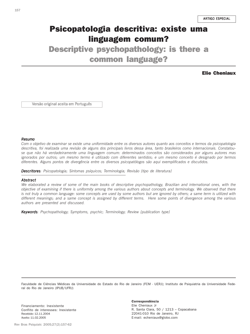 Psicopatologia uma abordagem integrada pdf to doc file