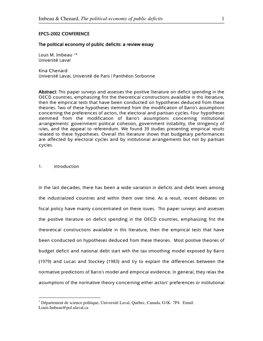 Free research paper on stock market