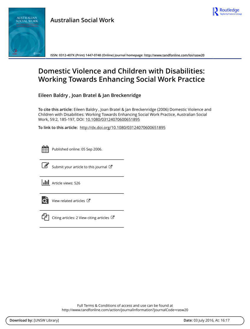 social work dissertation domestic violence