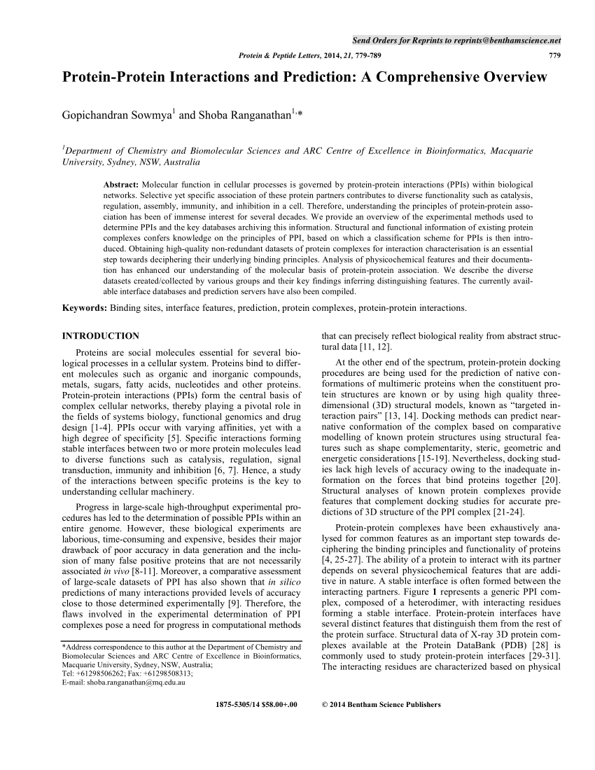 introduction to protein research paper