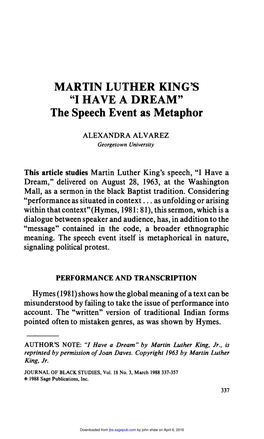 😀 Stylistic devices in i have a dream speech. Literary Techniques of