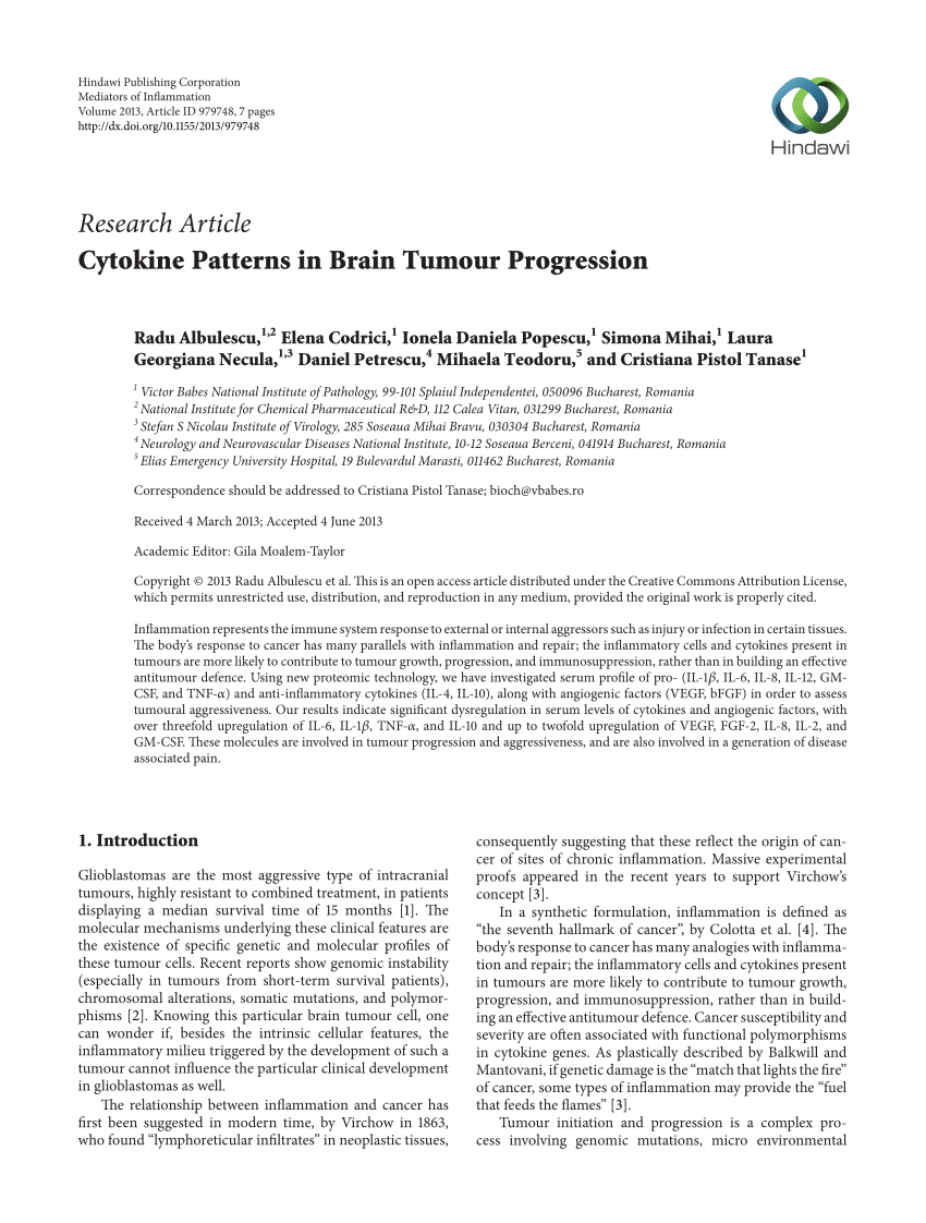 research paper on brain tumour