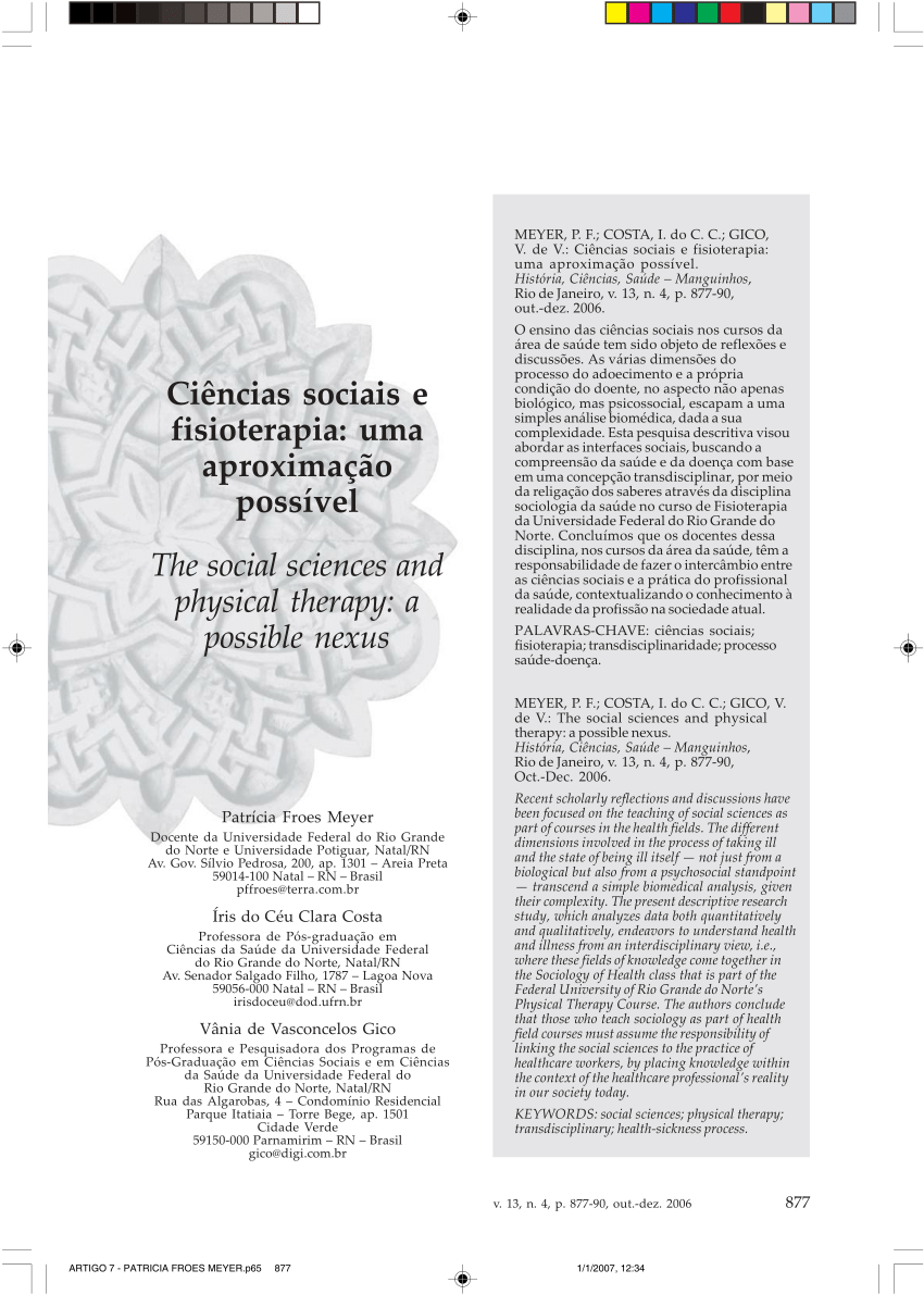 Exemplo Carta De Apresentação Fisioterapeuta