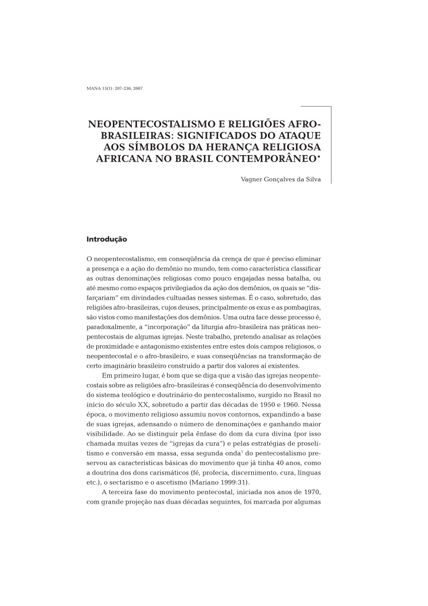 DISS OLIVEIRA - Imagens, Oralidade Escrita Africana, PDF, Pentecostalismo