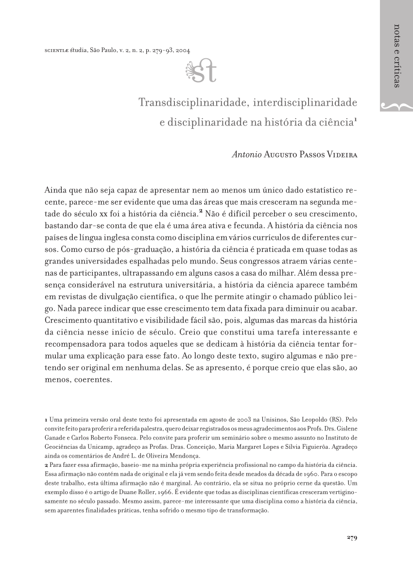 A INTERDISCIPLINARIDADE COMO PROPOSTA PARA O ENSINO DE LÓGICA DE