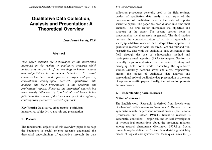 data analysis in qualitative research sample pdf