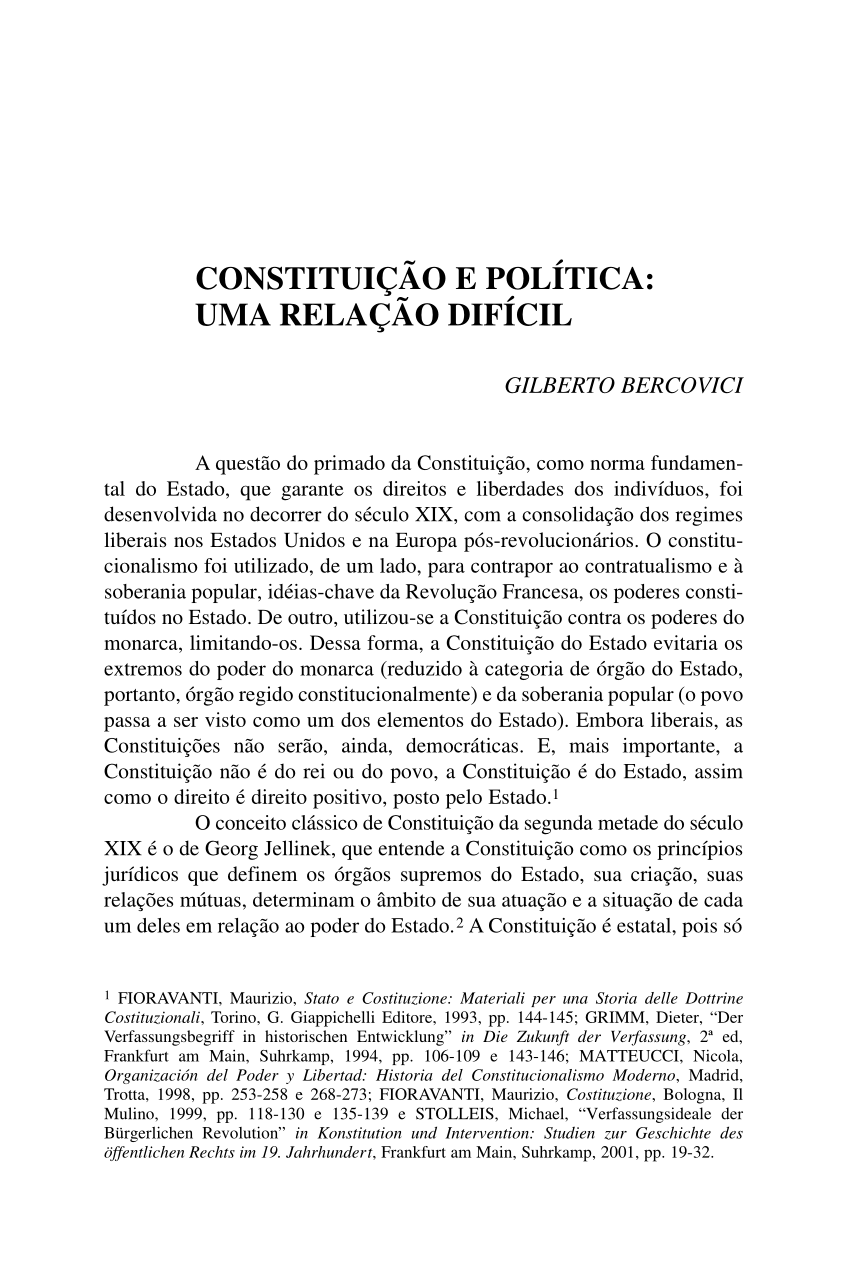 PDF) O STF e a política: explicações institucionais sobre a relação entre  independência e exercício do controle de constitucionalidade