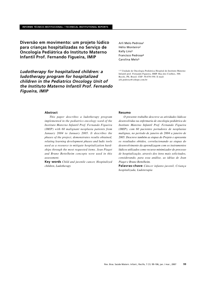 PSICOTERAPIA INFANTIL OU LUDOTERAPIA - Instituto Inclusão Brasil