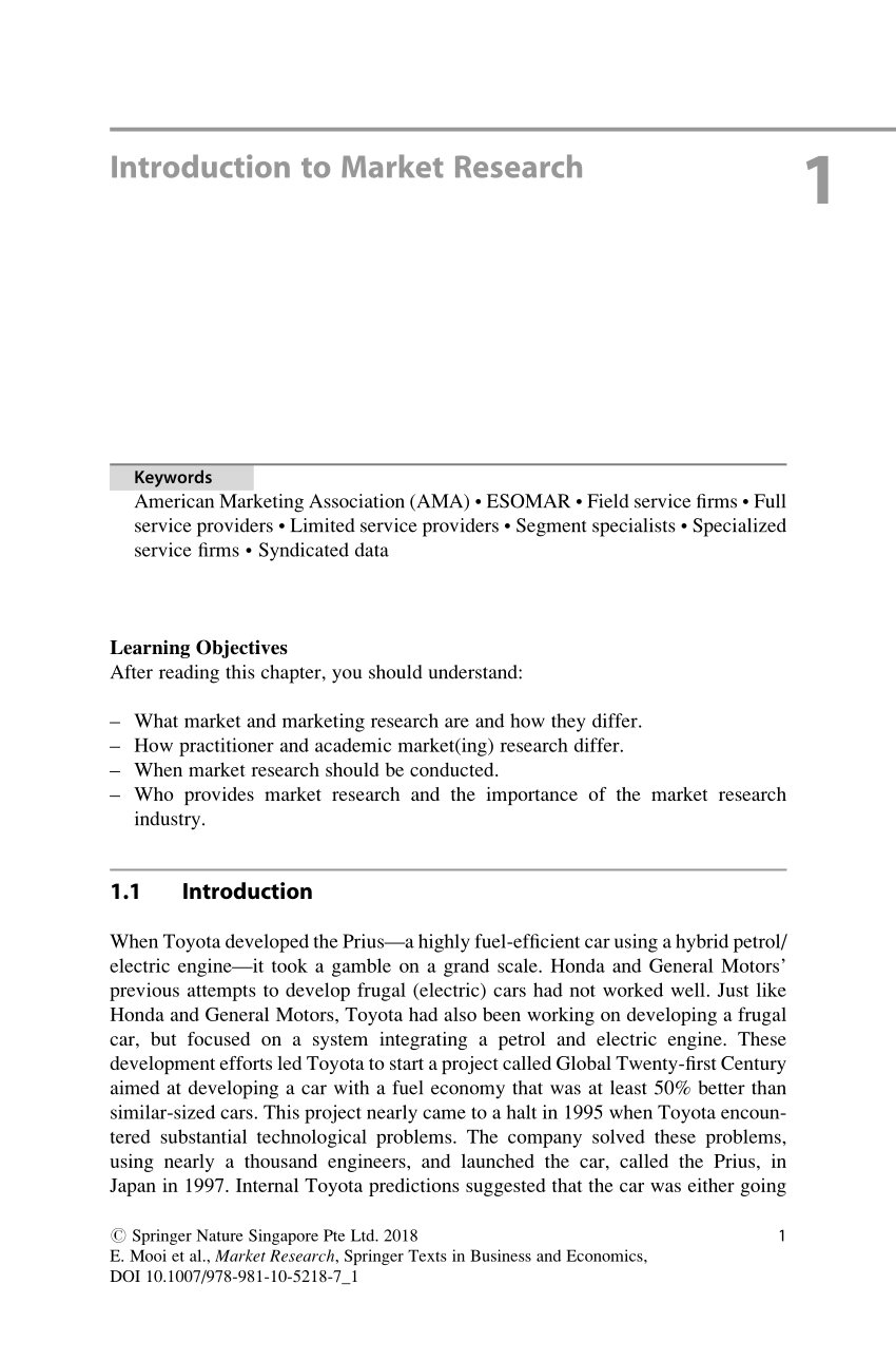 market research project pdf