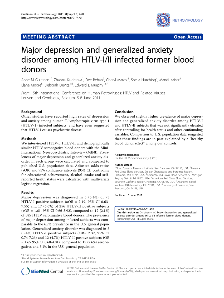 medical research study depression