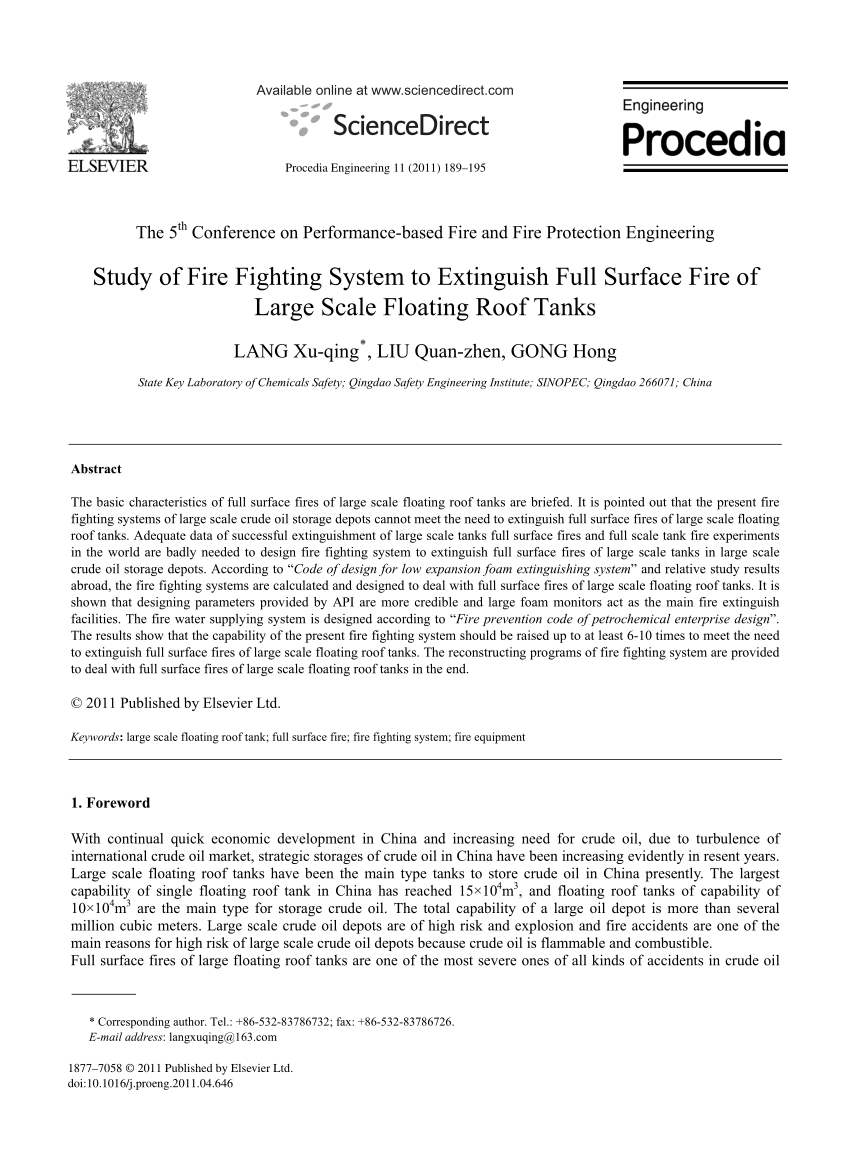 Floating Roof Monitoring Using Radar Technology Part 2