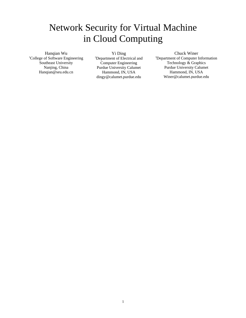 research paper on security in cloud computing