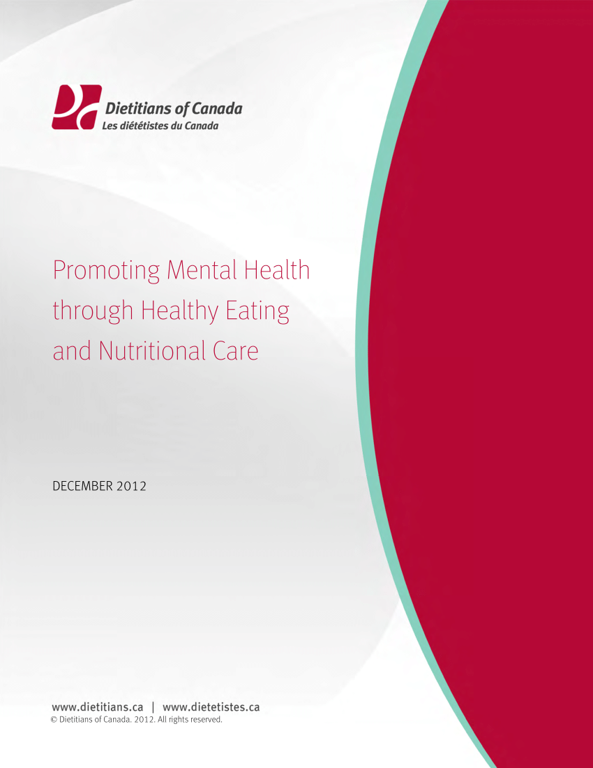 (PDF) Promoting Mental Health Through Healthy Eating and ...