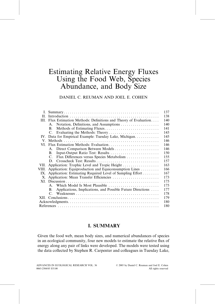 pdf-estimating-relative-energy-fluxes-using-the-food-web-species