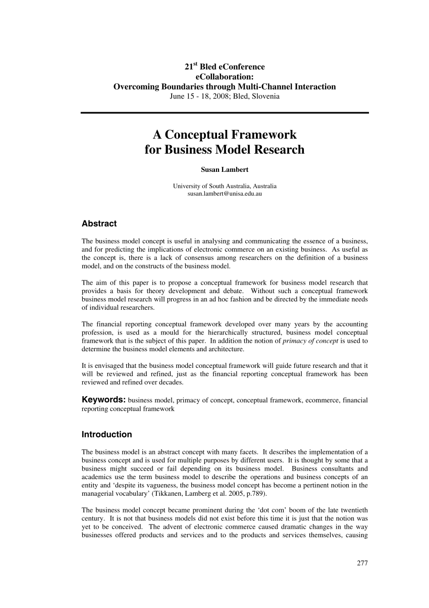 conceptual research paper