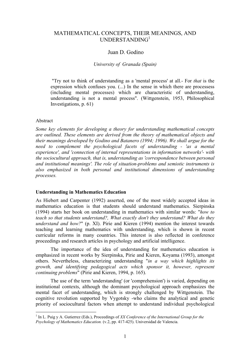 research about mathematics pdf