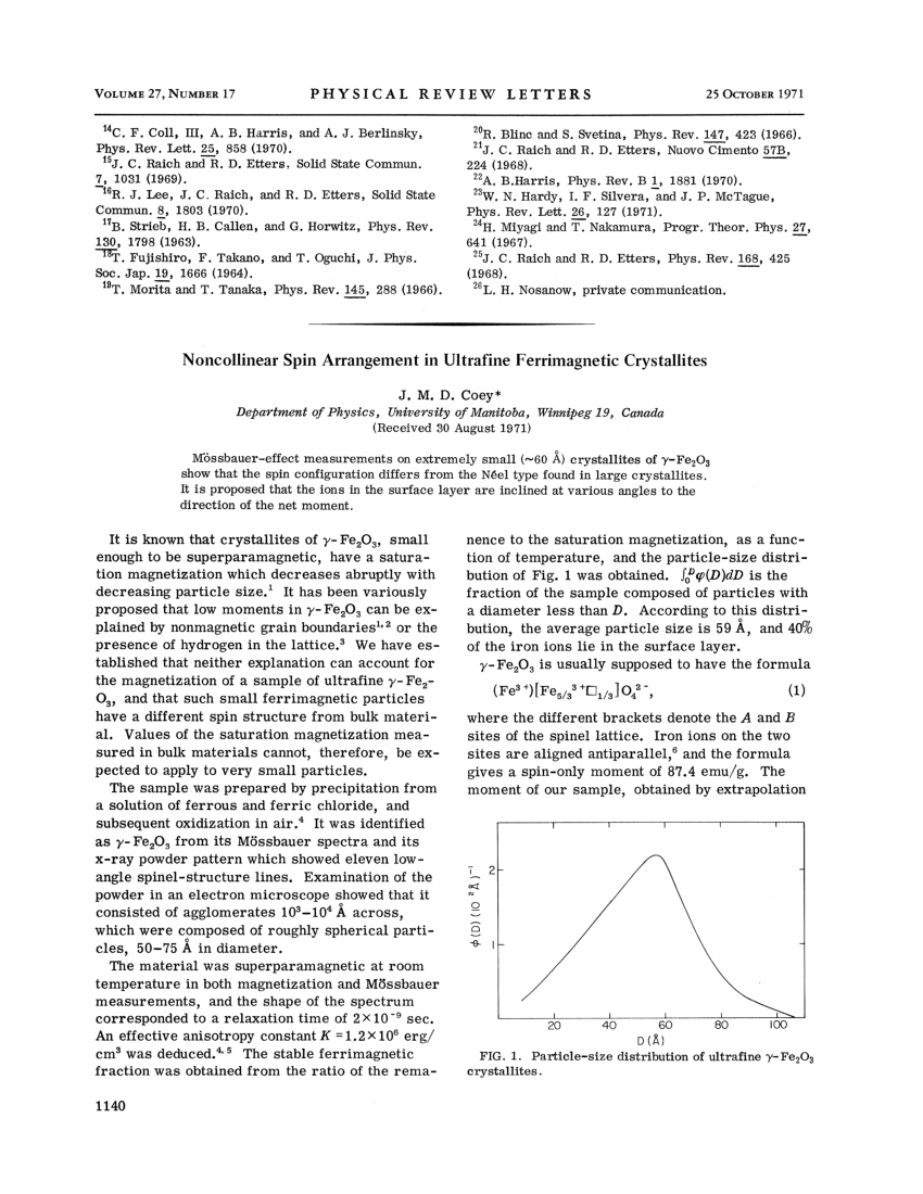 (PDF) Coey, J.M.D.: Noncollinear spin arrangement in ...