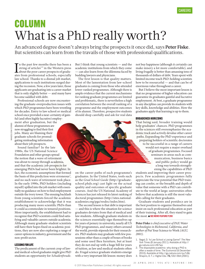 what phd is worth getting