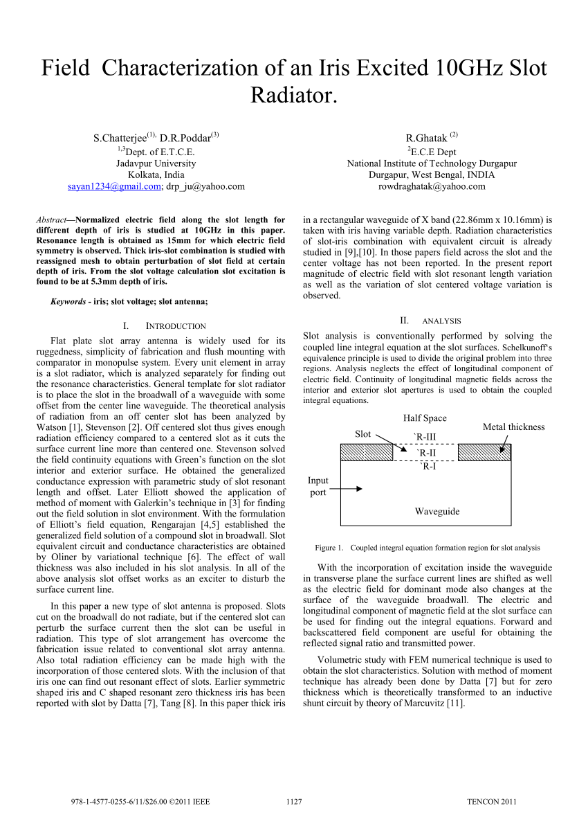 Slot analysis ii notes