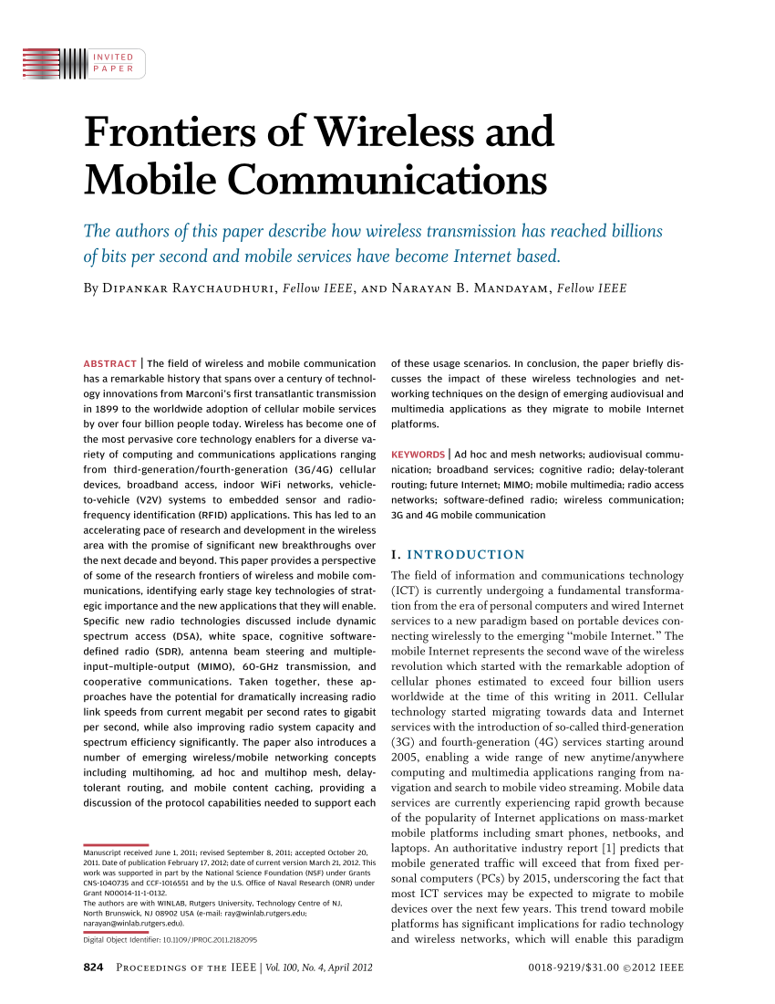 research paper on wireless communication pdf