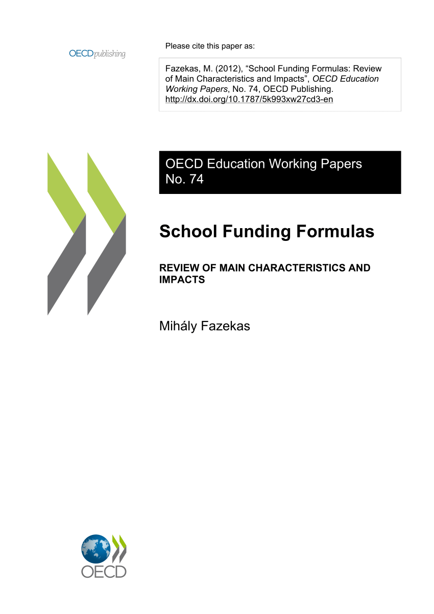 research papers on school funding