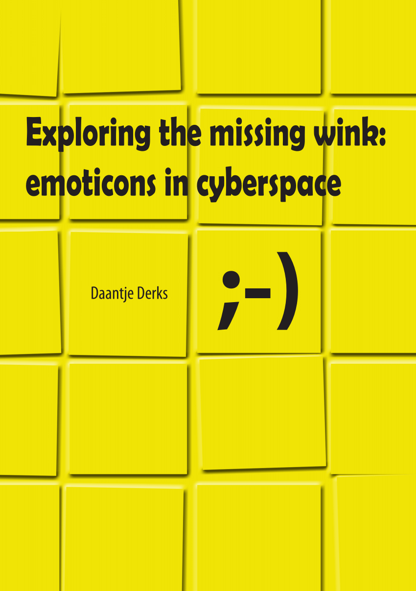 PDF) Exploring the missing wink emoticons in cyberspace