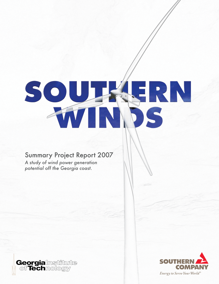 PDF) Feasibility of Offshore Wind Power in the South Atlantic Bight