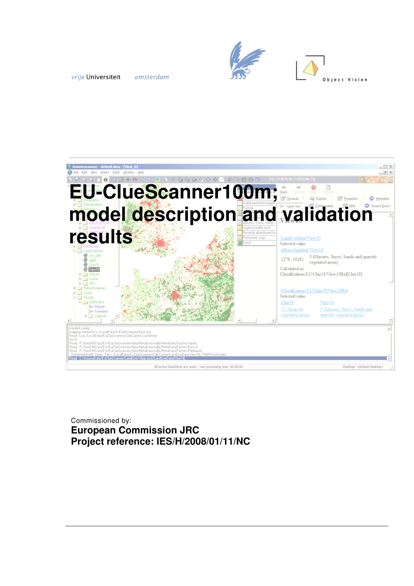 (PDF) EU ClueScanner100m model description and validation results