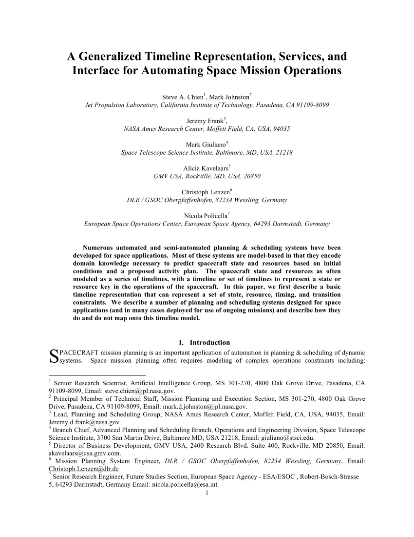 interstellar operations pdf
