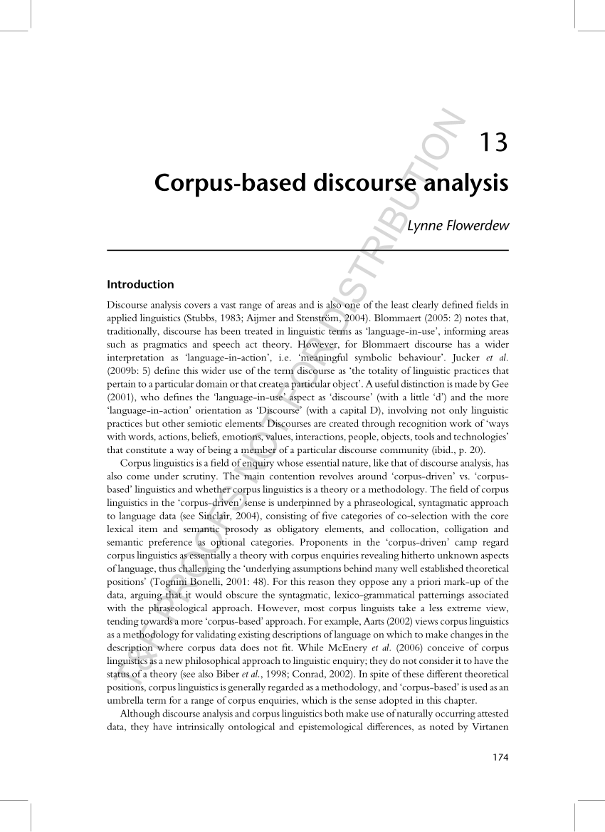 corpus discourse analysis dissertation