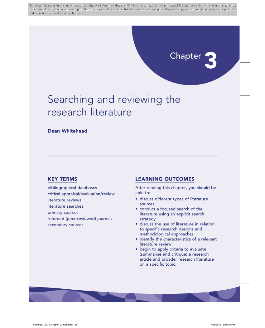 Literature review web services