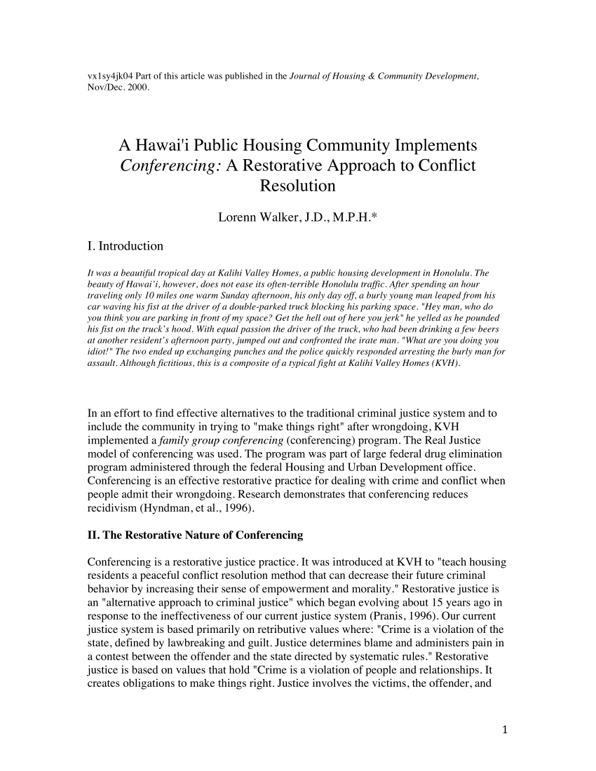 phd thesis on conflict resolution pdf