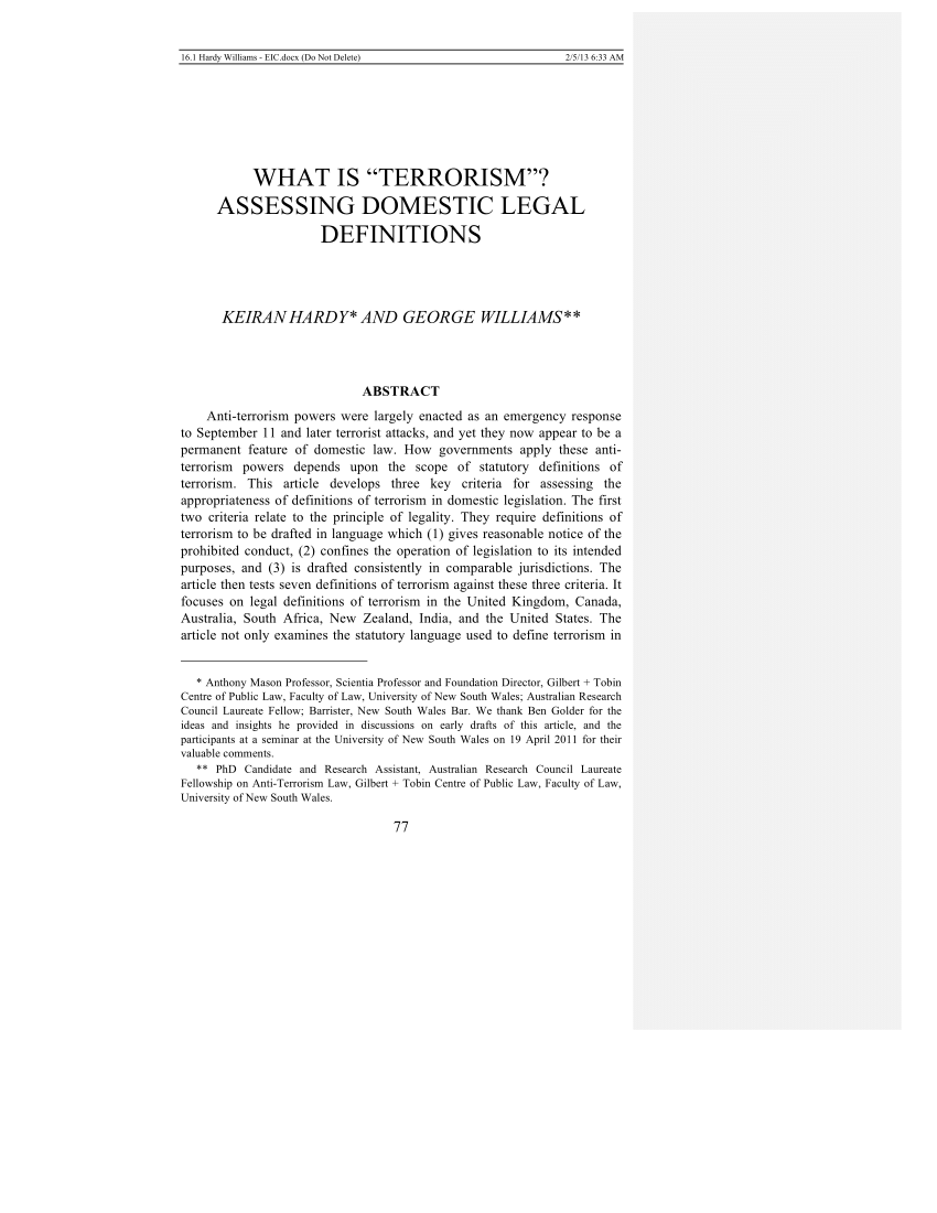 research questions on domestic terrorism