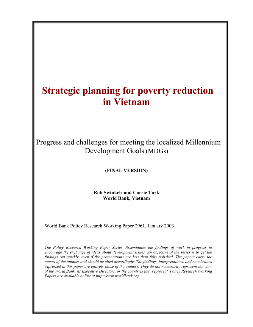 sample research proposal on poverty reduction
